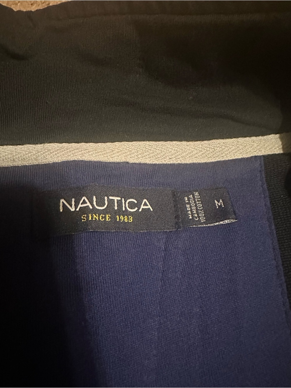 Nautica Black Lightweight Quarter-Zip Shirt Jacket - Picture 3 of 3